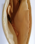 Neceser de viaje para cosméticos con piña en blanco y negro