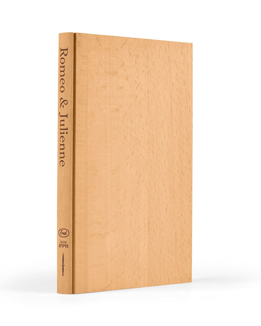 Romeo & Julienne Book Shaped Wood Cutting Board
