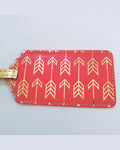 Rose & Gold-toned Vera Arrow Luggage Tag